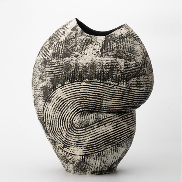 Gaoliang Ceramic Vases Spiral Shapes Art Home Desktop Crafts (CML171)