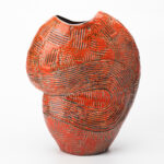 Gaoliang Ceramic Vases Red texture Flower Vases For Home Decor (CML201)