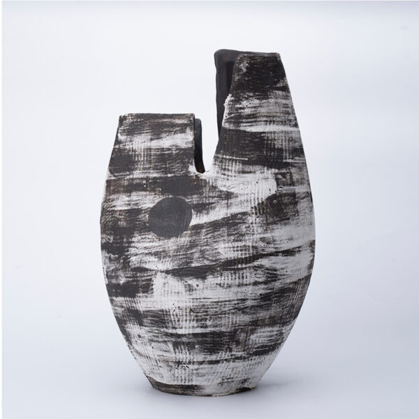 Gaoliang Vase Decor Abstract Artistic Handmade Clay Ceramic Vase OEM/ODM (CML202)