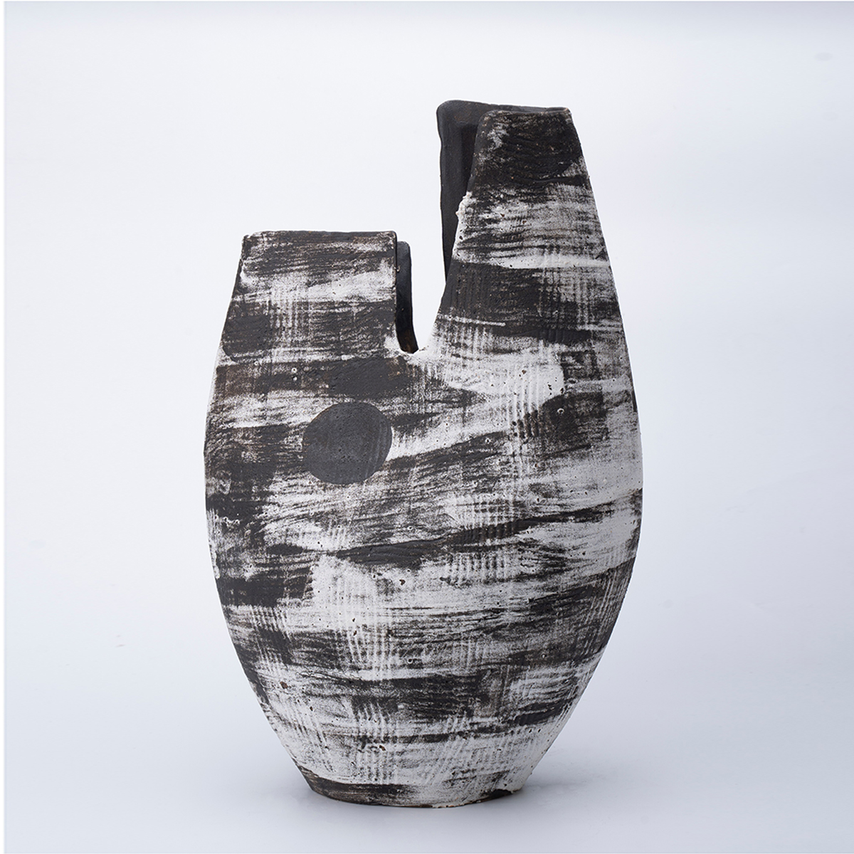 Gaoliang Vase Decor Abstract Artistic Handmade Clay Ceramic Vase OEM/ODM (CML202)