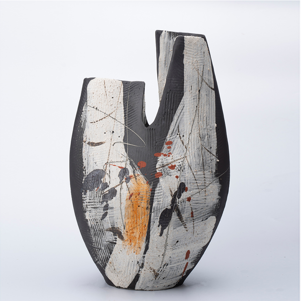 Gaoliang Vase Decor Modern Wonderful Handmade Clay Ceramic Vase OEM/ODM (CML205)