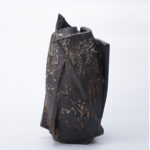 Gaoliang Vase Decor Modern Black Irregular Ceramic Vase OEM/ODM (CML222)