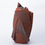 Gaoliang Vase Decor Factory Wholesale Modern Irregular Red Ceramic Vase OEM/ODM (CML223)