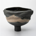 Gaoliang Ceramic Vases Round Circle Irregular Shape Pottery For Interior(CML228)
