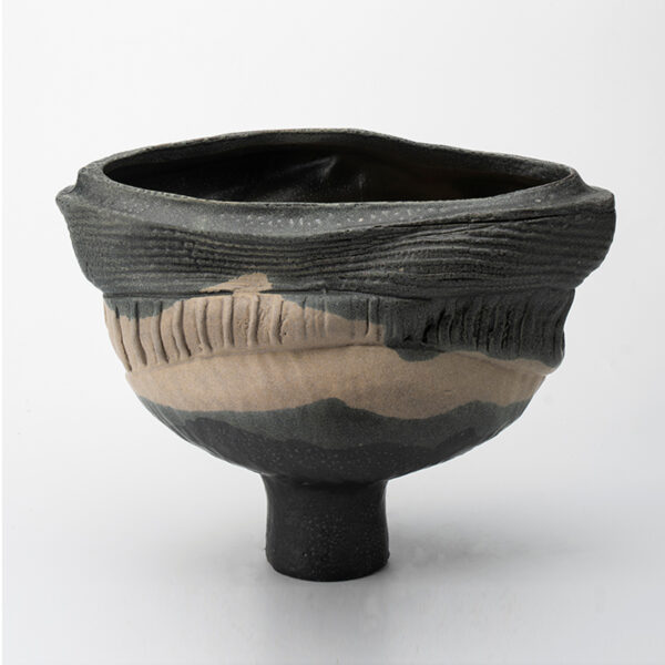 Gaoliang Ceramic Vases Round Circle Irregular Shape Pottery For Interior(CML228)