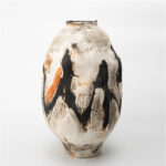 Gaoliang Vase Decor Abstract Art Painting Handmade Ceramic Vase OEM/ODM (CML244)