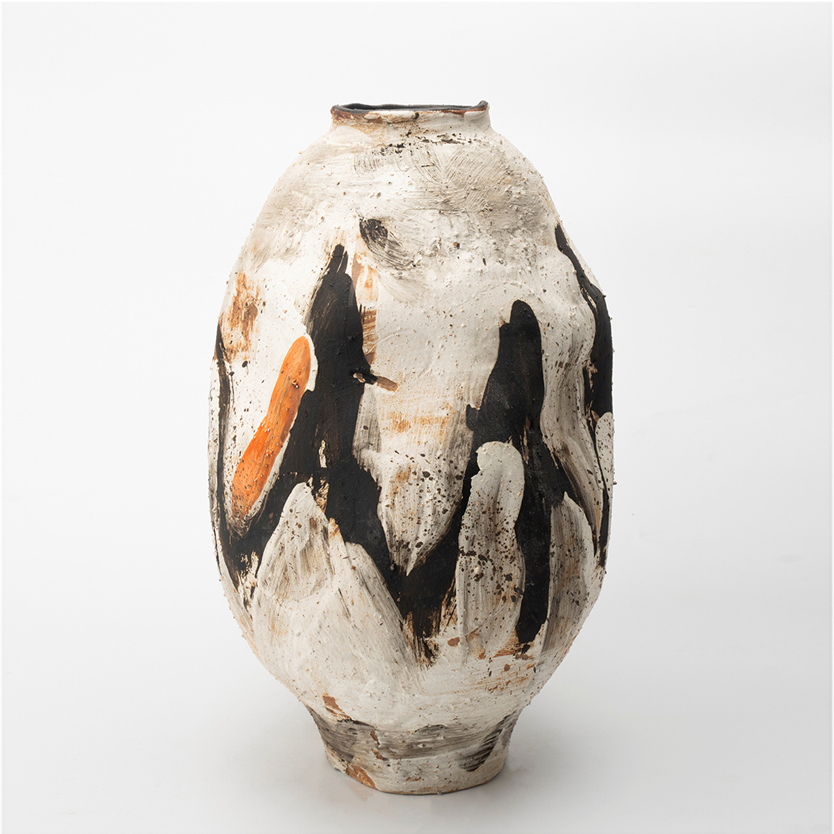 Gaoliang Vase Decor Abstract Art Painting Handmade Ceramic Vase OEM/ODM (CML244)