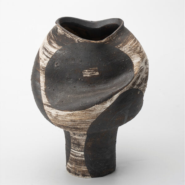 Gaoliang Ceramic Vases Round Circle Irregular Shape Decoration (CML256)