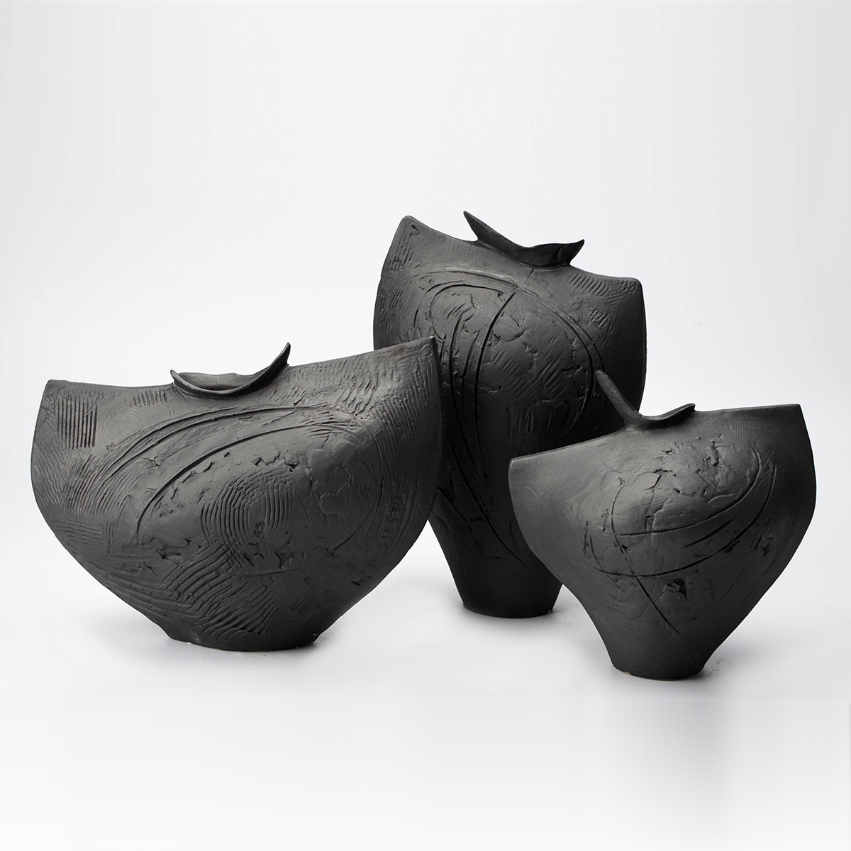 Gaoliang Flower Vases Creative Dark Black Home Accessories Vases OEM/ODM (CML363)
