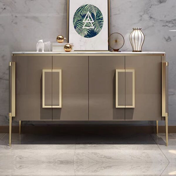 Gaoliang Modern Sideboard Cabinet Light Luxury Rock Plate OEM/ODM(GZ148)
