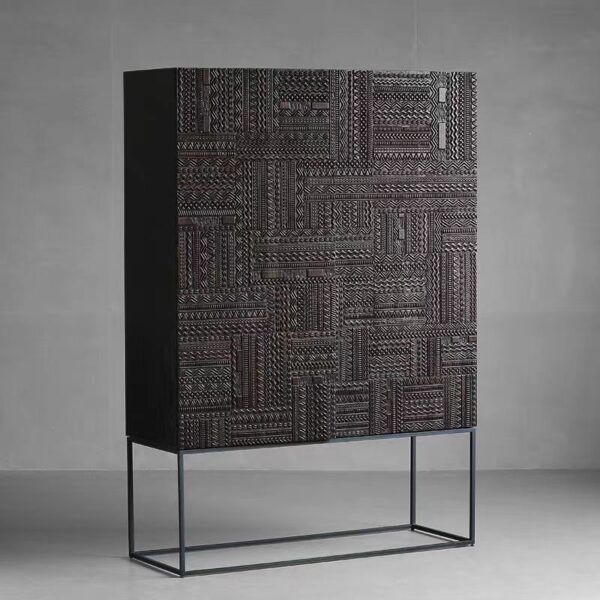 Gaoliang Sideboard Cabinet Modern Antique Wooden Storage OEM/ODM(GZ98)