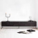 TV cabinet French antique solid wood stand OEM/ODM