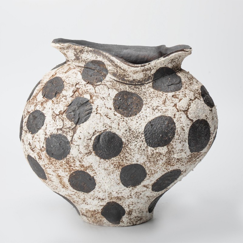 Gaoliang Ceramic Vase High Quality Boho Style Handmade Clay OEM/ODM (CML18)