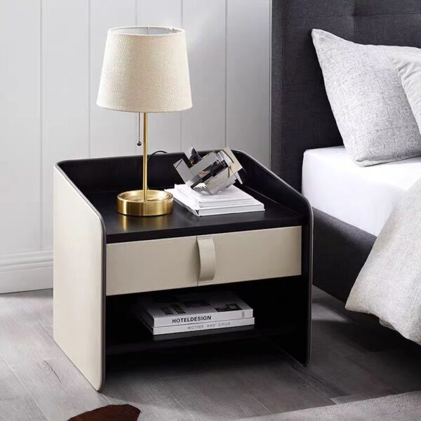 Gaoliang Nightstand Table Italian Modern Bedside Table OEM/ODM (NT08)