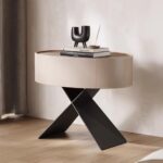 Gaoliang Nightstand Table Italian Minimalist Bedside Table OEM/ODM (NT09)
