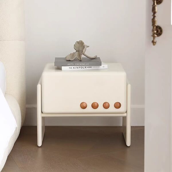 Gaoliang Nightstand Table Cream Style Bedside Table OEM/ODM (NT15)