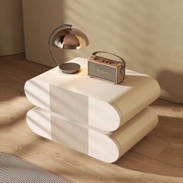 Gaoliang Nightstand Table Cream Style Bedside Table OEM/ODM (NT19)