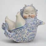 Gaoliang Ceramic Sculpture Ceramic Statue For Entryway Casual Decor (CMS74)