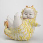 Gaoliang Ceramic Sculpture Contemporary Art Home Desktop Crafts (CMS75)