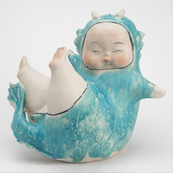 Gaoliang Ceramic Sculpture Unique Ceramic Human Art Home Table Decor (CMS77)