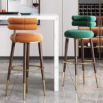 Gaoliang Bar Stools Kitchen Luxury High Back Chair OEM/ODM (BY11)