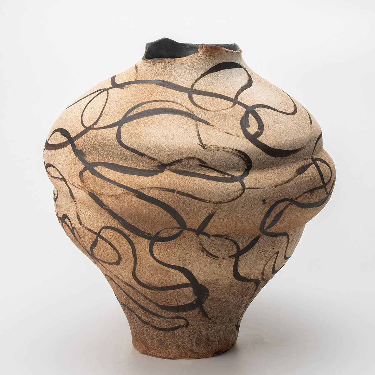 Gaoliang Indoor Desktop Vase Modern Spiral Shapes Ceramic Vases OEM/ODM (CML163)