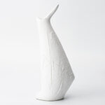 Gaoliang Ceramic Vases White Art Geometric Flower Vases (CML183)