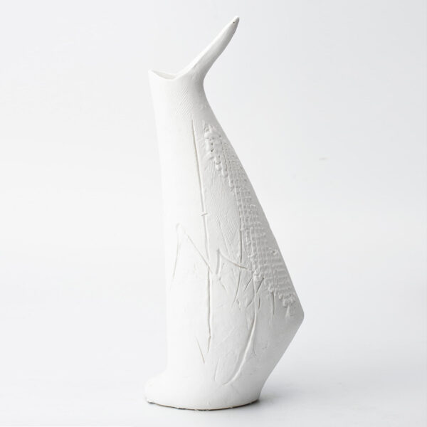 Gaoliang Ceramic Vases White Art Geometric Flower Vases (CML183)