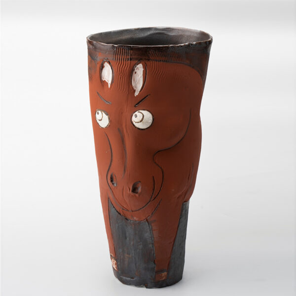 Gaoliang Flower Vases Red Horse Art Geometric Ornament (CML193)