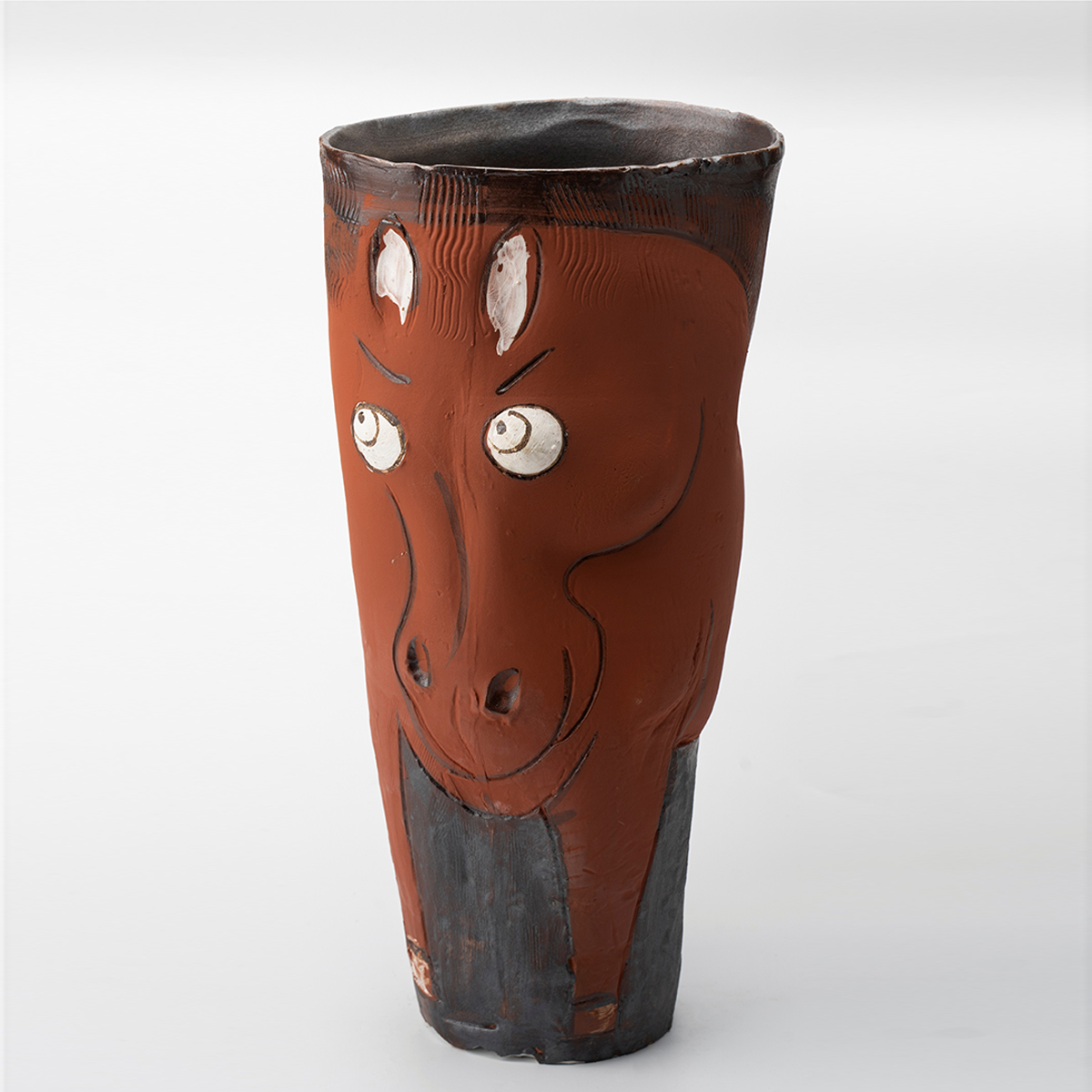 Gaoliang Flower Vases Red Horse Art Geometric Ornament (CML193)
