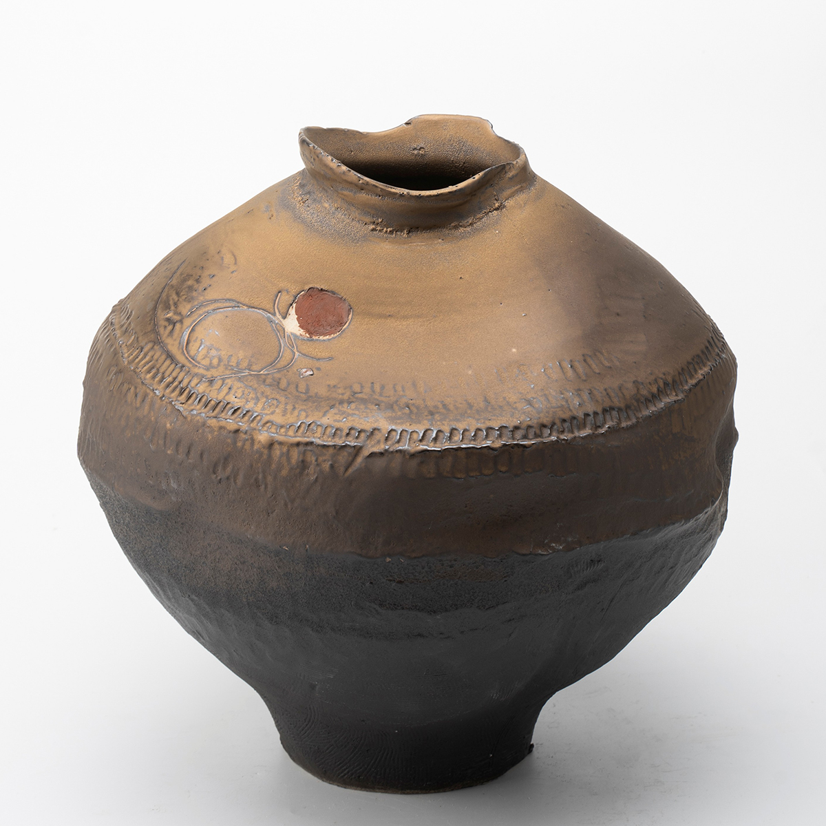 Gaoliang Ceramic Vase Round Circle Irregular Shape Vases (CML270)