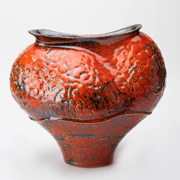 Gaoliang Ceramic Vases Modern Red Flower Vases (CML37)