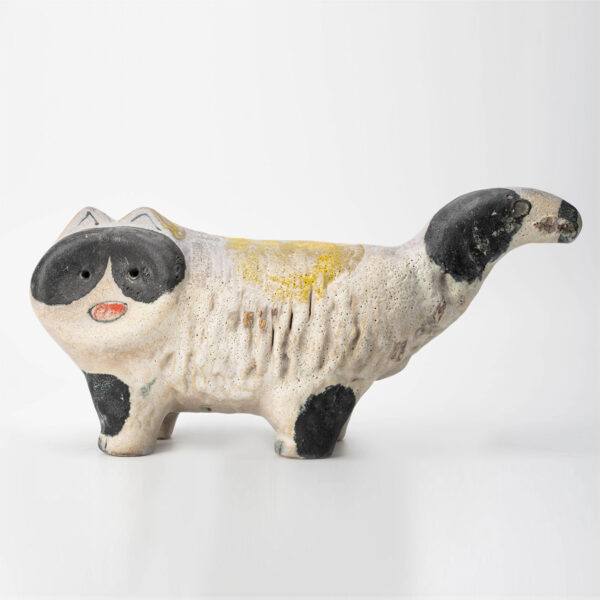 Gaoliang Ceramic Sculpture Contemporary Calico Cat Ornament (CMS02)