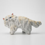 Gaoliang Ceramic Sculpture White Cat Accessories For Home Decor (CMS03)