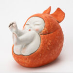 Gaoliang Ceramic Sculpture Modern Frosted Glaze For Home Decor (CMS09)