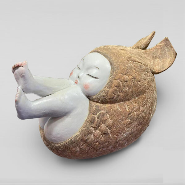 Gaoliang Ceramic Sculpture Art Geometric Decoration For Interior (CMS12)