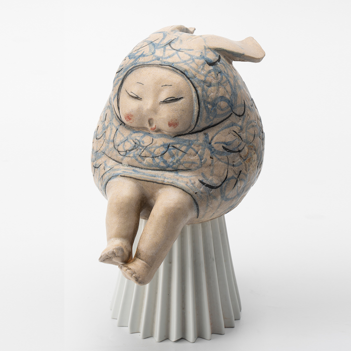 Gaoliang Ceramic Sculpture Farmhouse Pottery For Home Decor (CMS14)