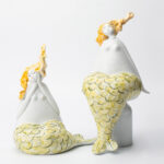 Gaoliang Ceramic Sculpture Contemporary Unique Ceramic Human (CMS21)