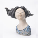 Gaoliang Ceramic Sculpture Unique Irregular Shape Ceramic Human(CMS25)