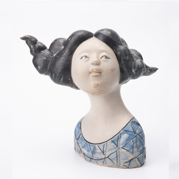 Gaoliang Ceramic Sculpture Unique Irregular Shape Ceramic Human(CMS25)