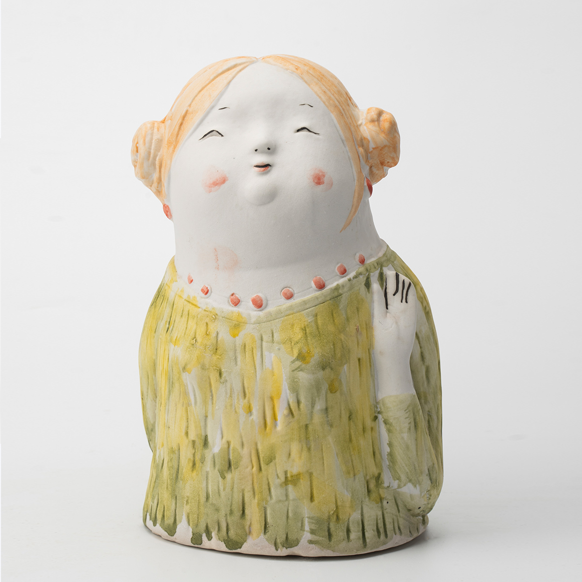 Gaoliang Ceramic Sculpture Human Accessories Ornament For Interior (CMS28)
