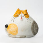 Gaoliang Ceramic Sculpture Contemporary Creative Cat Decoration(CMS36)