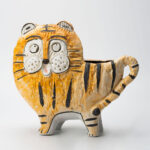 Gaoliang Ceramic Sculpture Tiger Abstract Art For Home Decor (CMS49)