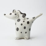 Gaoliang Ceramic Sculpture Spot Dog Pottery For Home Decor (CMS51)