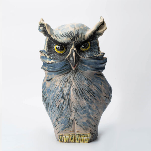 Gaoliang Ceramic Sculpture Owl Abstract Art For Home Decor (CMS55)