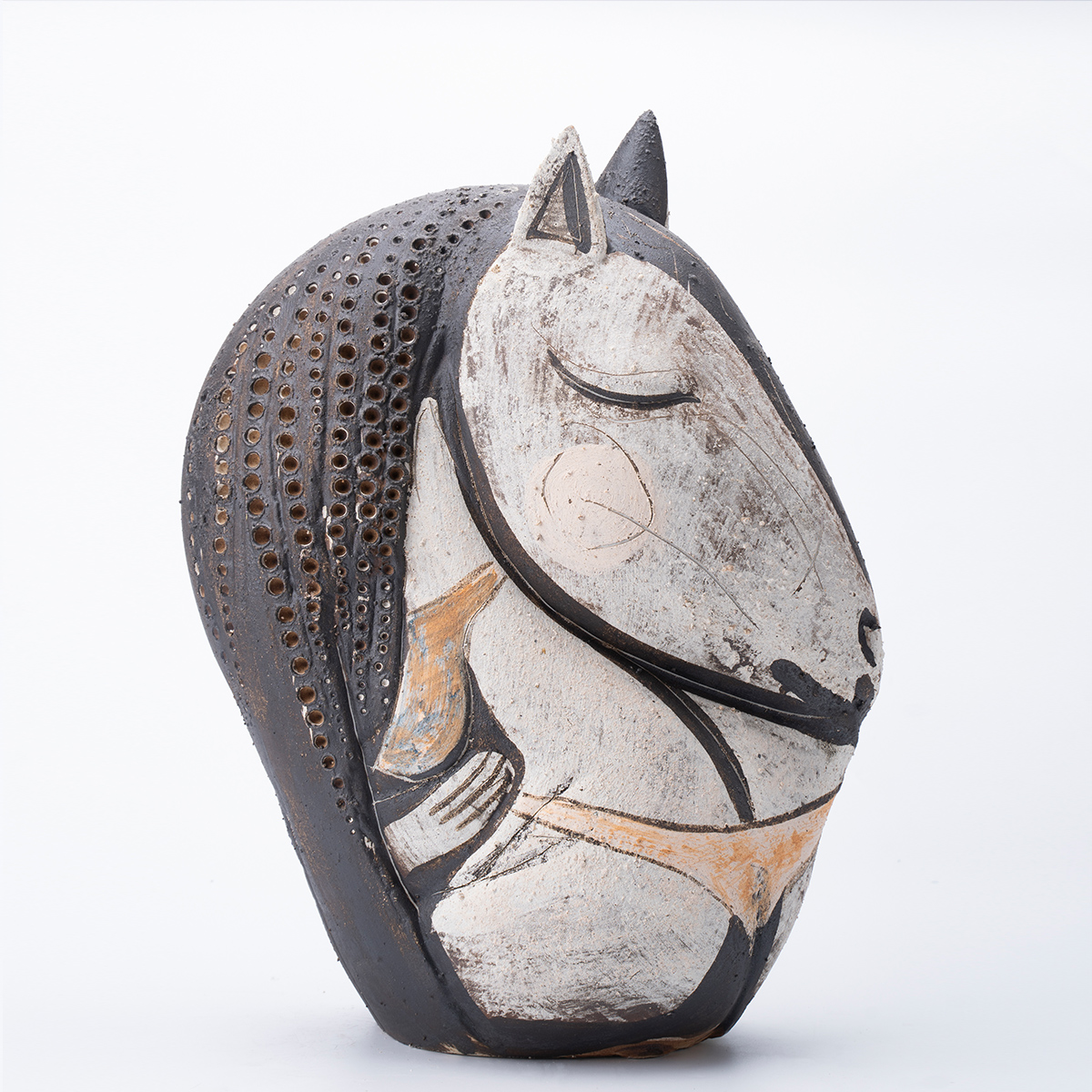 Gaoliang Ceramic Sculpture Horse Ornament For Home Decor (CMS60)