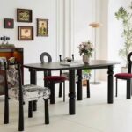 Gaoliang dining table and chair set Nordic style OEM/ODM (CZ195)