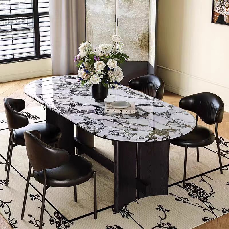 Gaoliang dining table set for 4 Italian style OEM/ODM (CZ196)