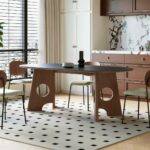 Gaoliang dining table French style stone top OEM/ODM (CZ202)