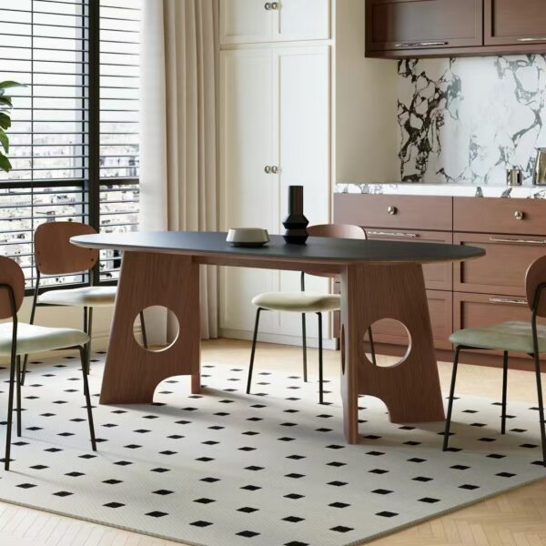 Gaoliang dining table French style stone top OEM/ODM (CZ202)